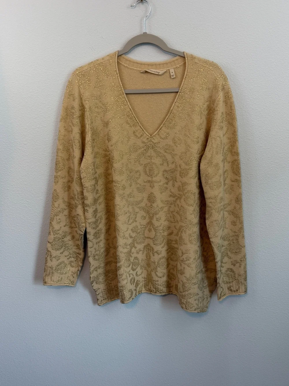 Soft Surroundings Women's V-Neck Sweater